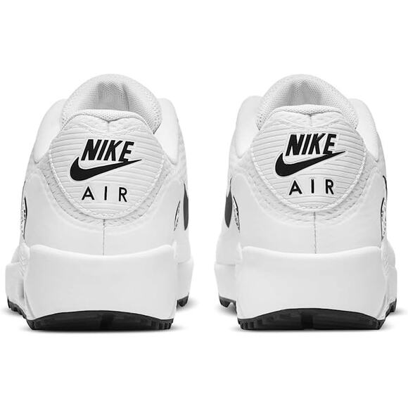 NWT Nike Men's Golf Shoes White Black Lightweight Breathable Athletic/10.5 - Picture 3 of 5